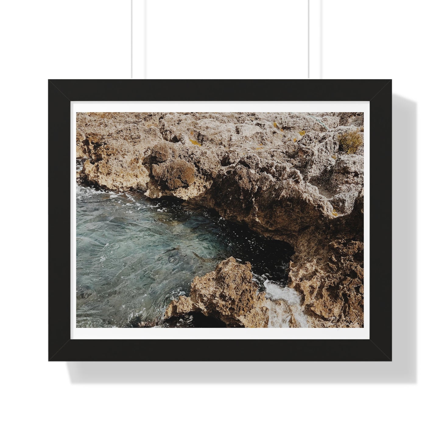 Low Tide - Framed Horizontal Poster