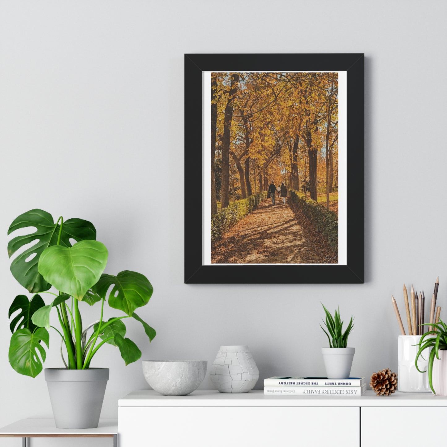 Autumn in Spain - Framed Vertical Poster