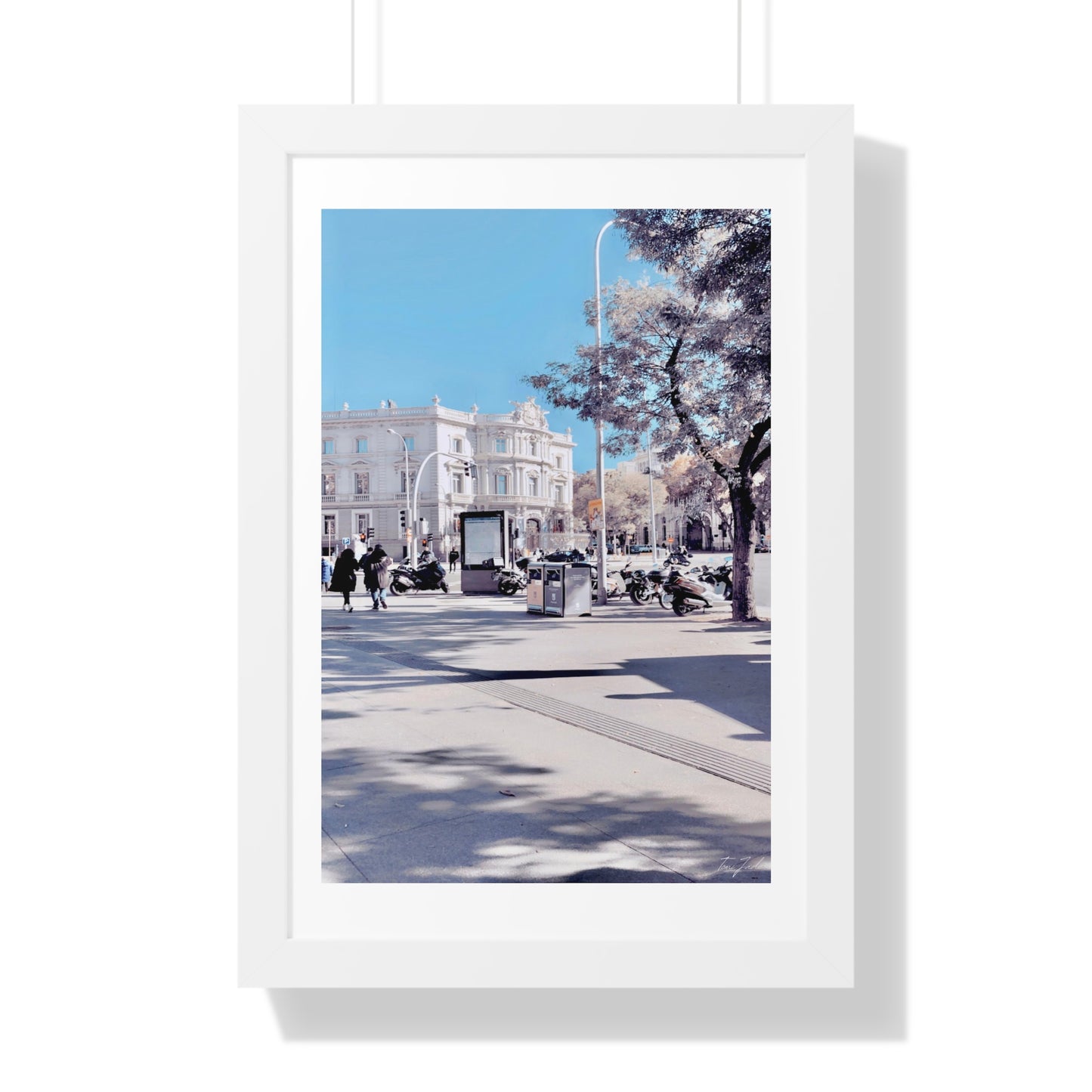 Sunny Winters - Framed Vertical Poster