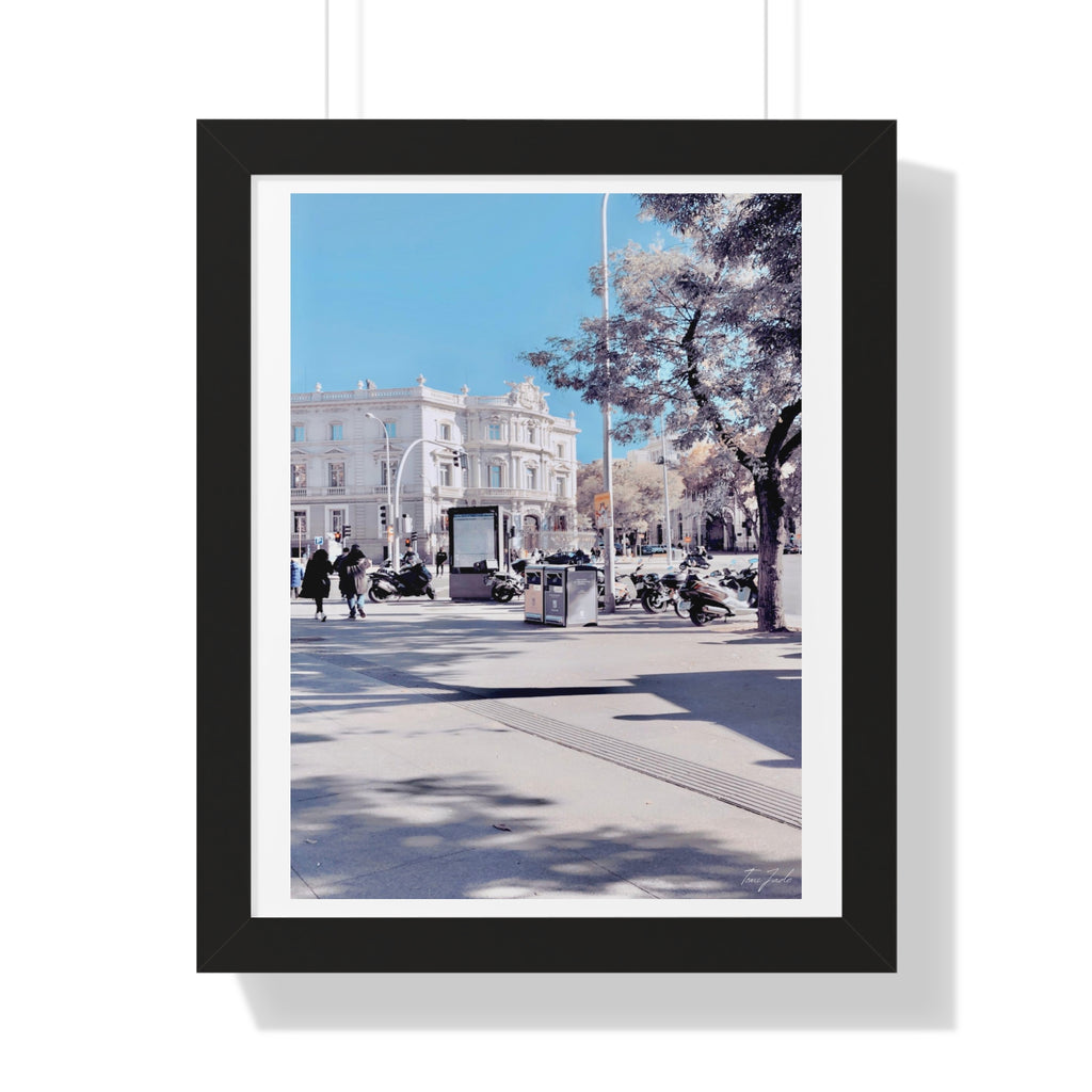 Sunny Winters - Framed Vertical Poster