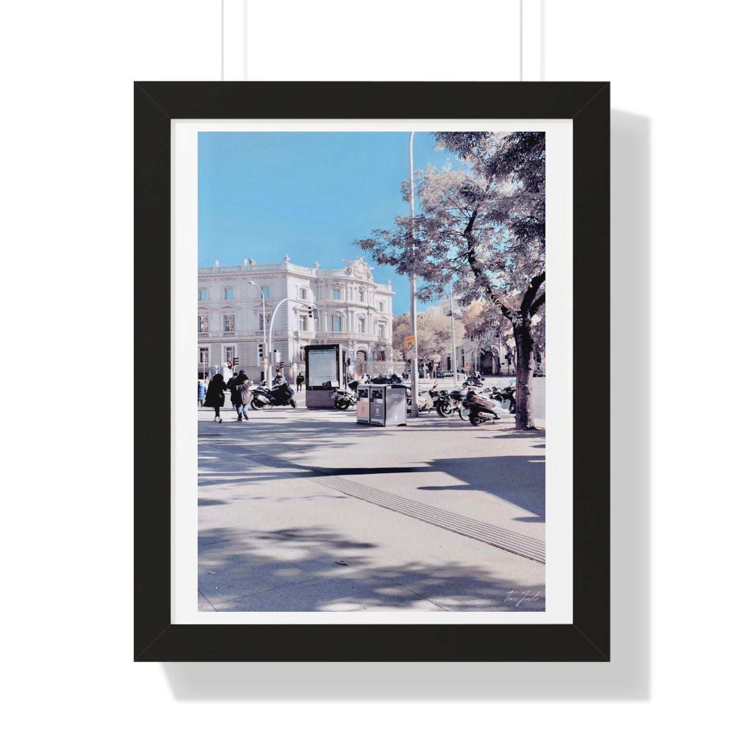 Sunny Winters - Framed Vertical Poster