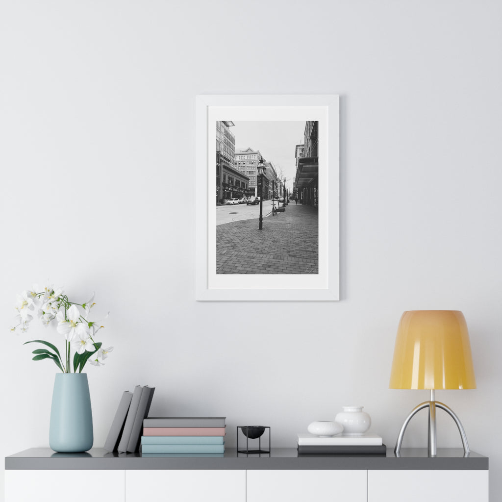 Eleventh Street - Framed Vertical Poster