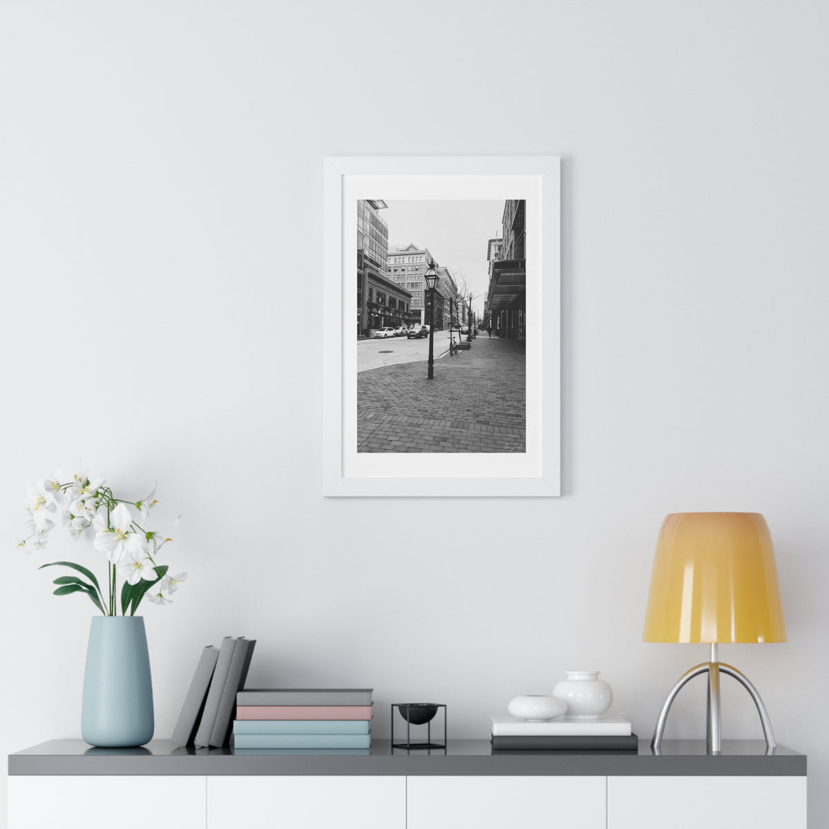 Eleventh Street - Framed Vertical Poster
