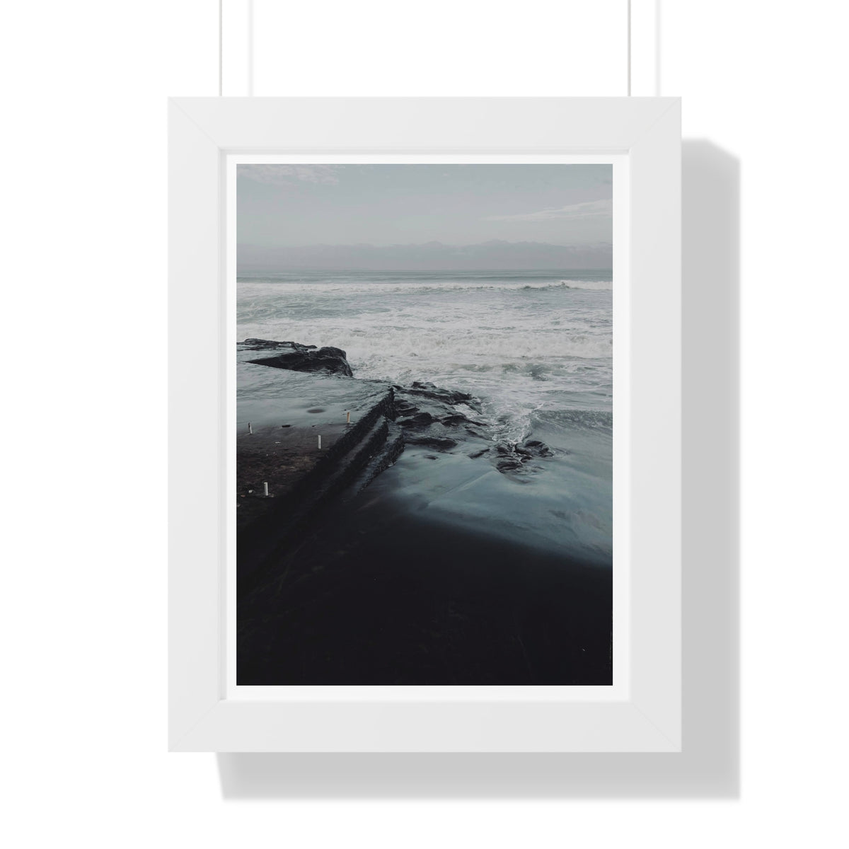 Deep Coast - Framed Vertical Poster