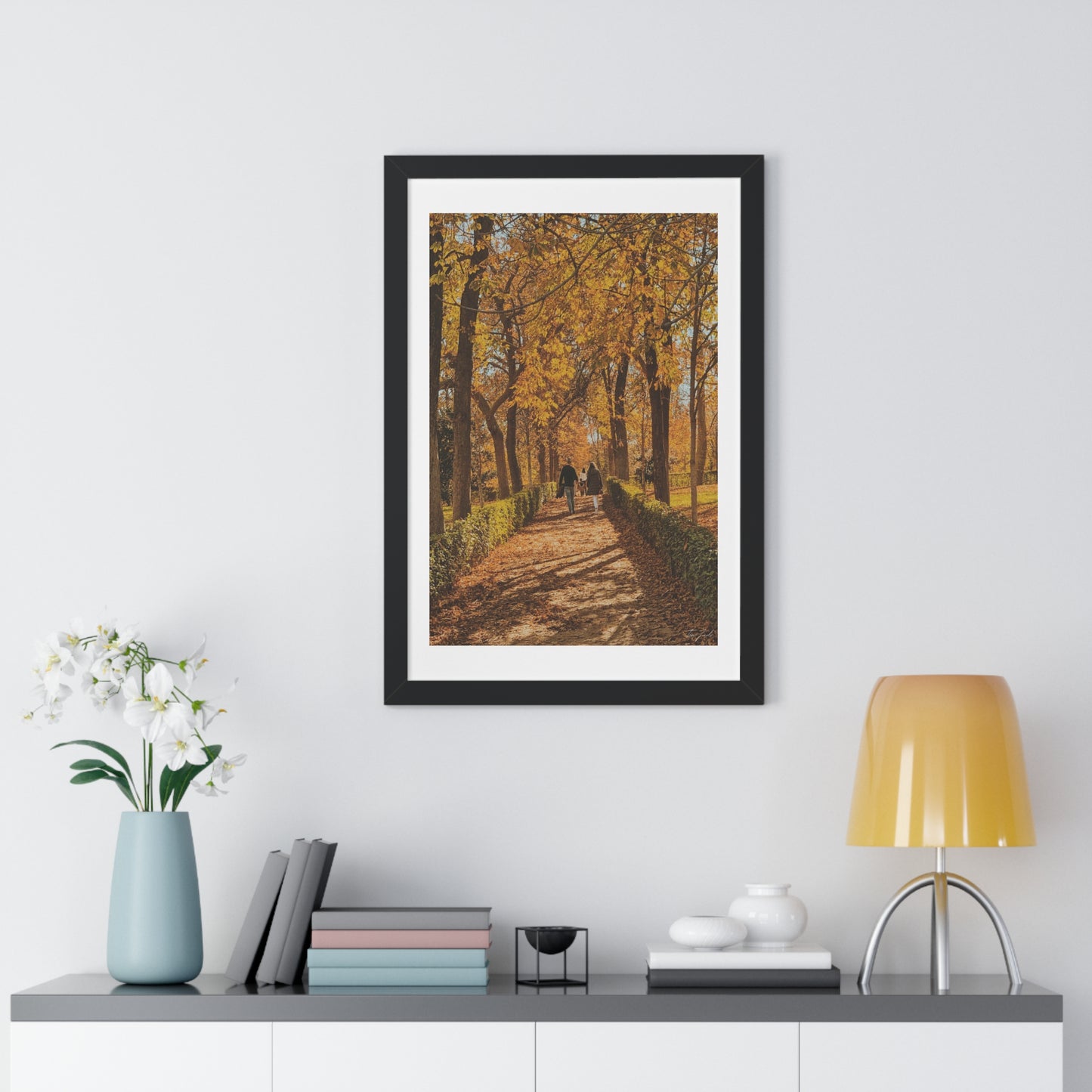 Autumn in Spain - Framed Vertical Poster