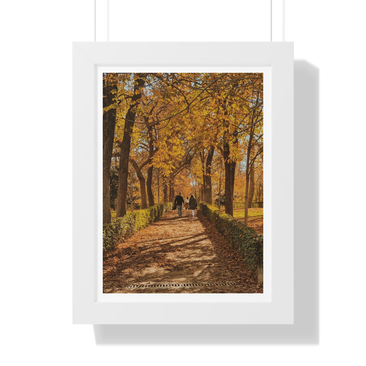 Autumn in Spain - Framed Vertical Poster