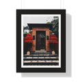 Indonesian Entrance - Framed Vertical Poster