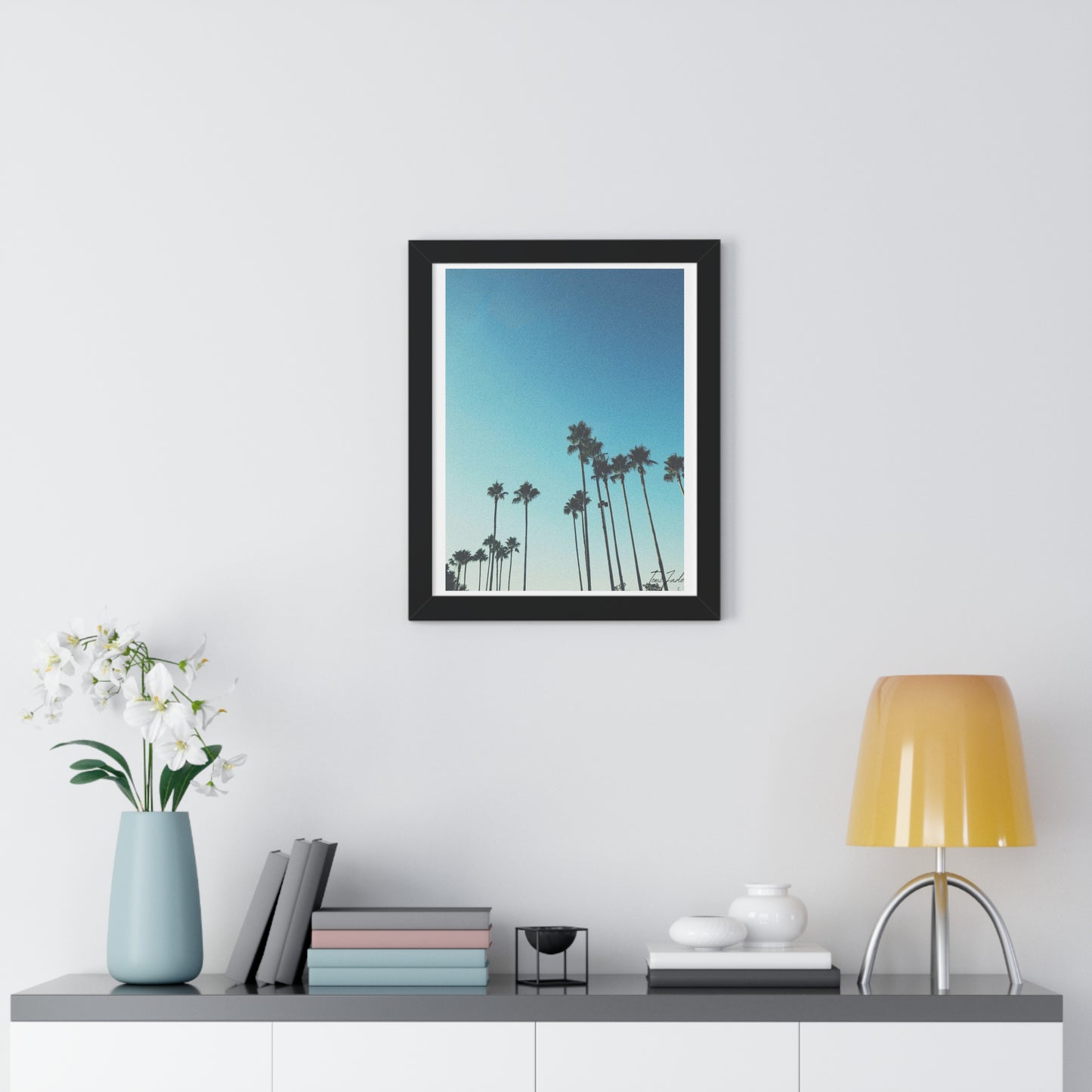 Palm Paradise - Framed Vertical Poster