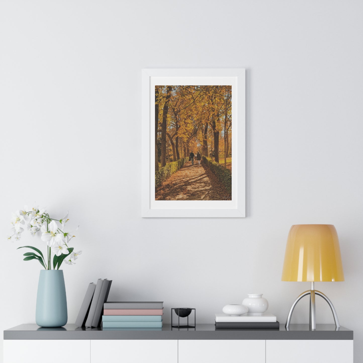 Autumn in Spain - Framed Vertical Poster