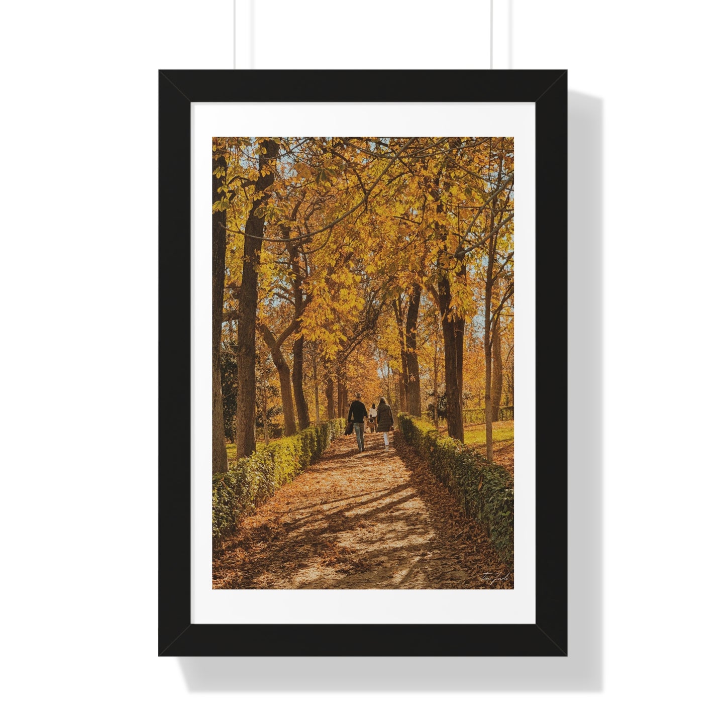 Autumn in Spain - Framed Vertical Poster