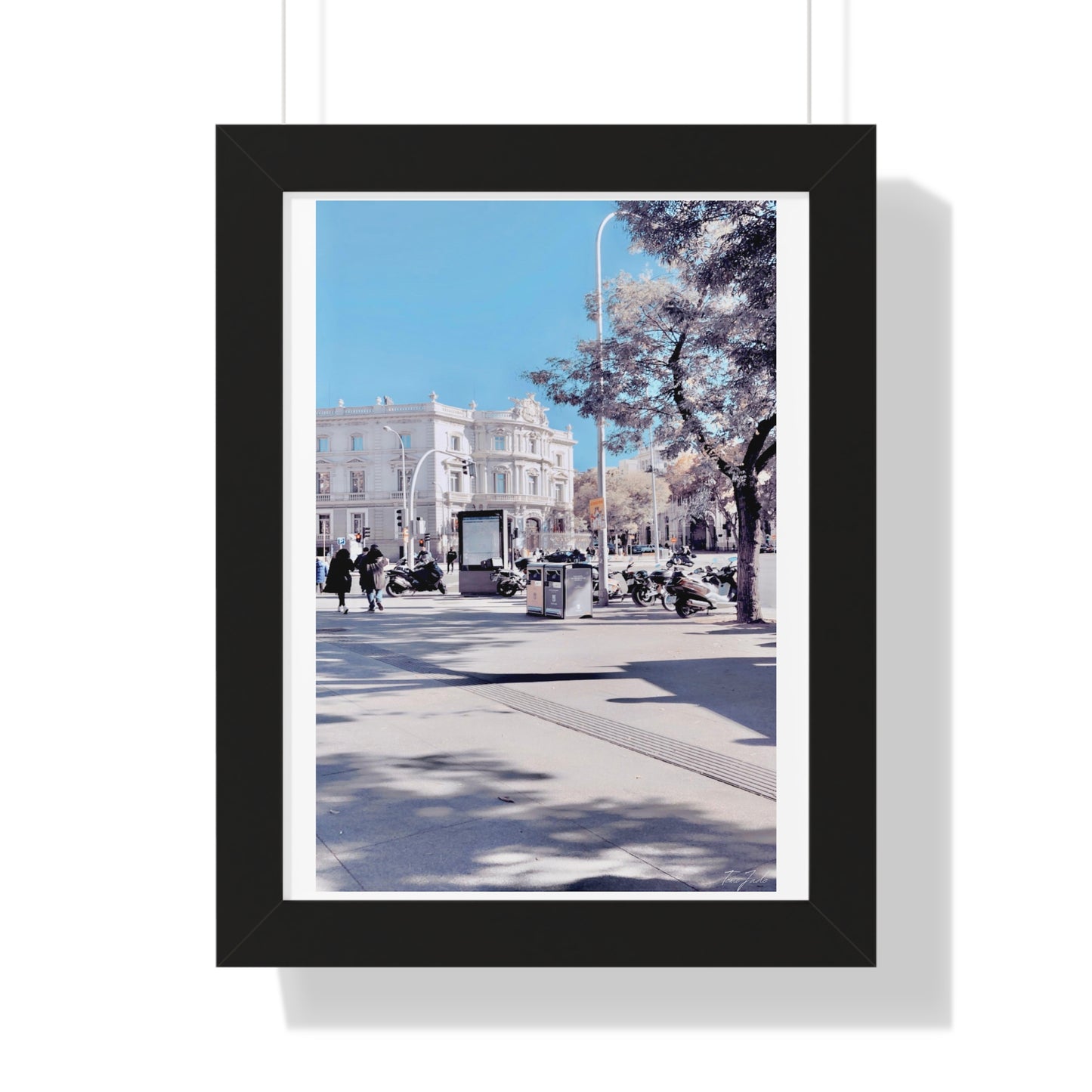 Sunny Winters - Framed Vertical Poster