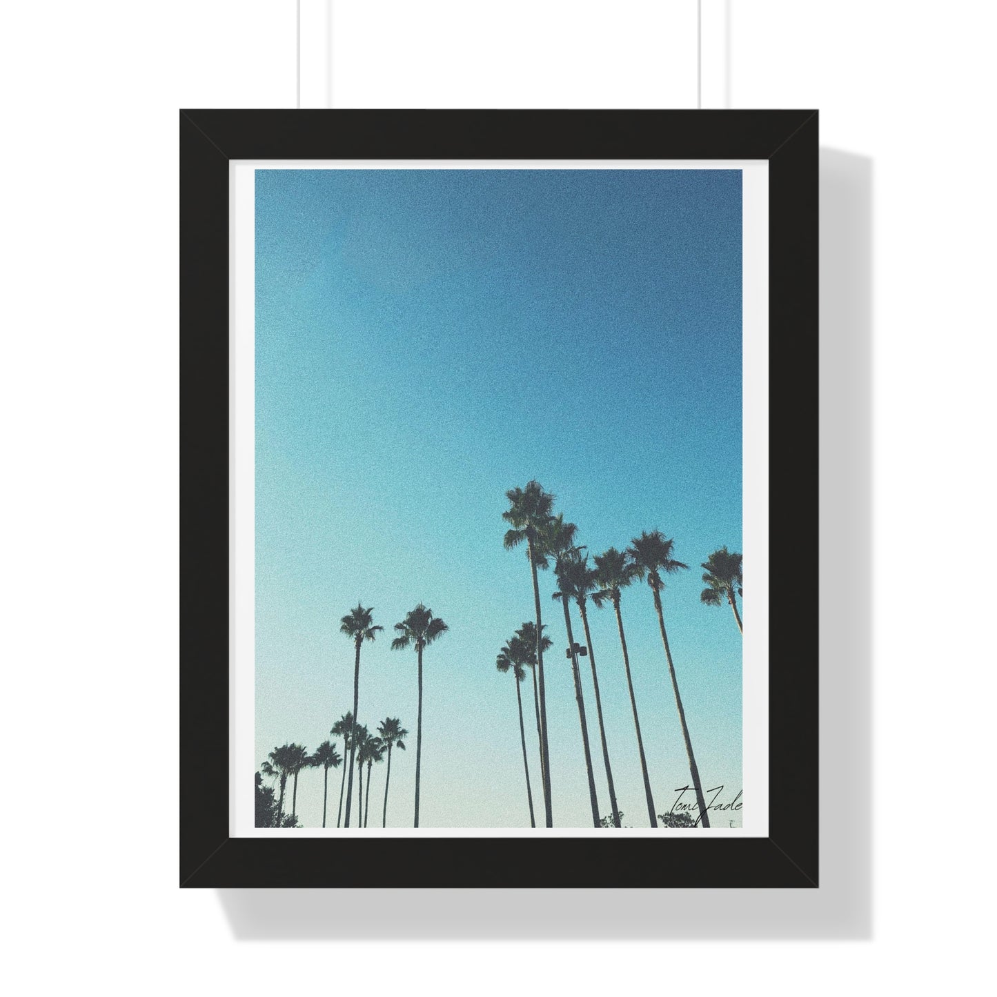 Palm Paradise - Framed Vertical Poster