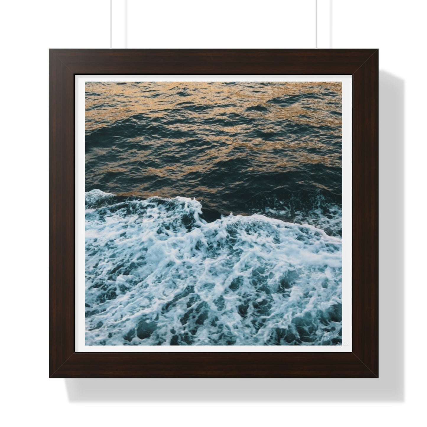 Rushing Waters - Framed Horizontal Poster