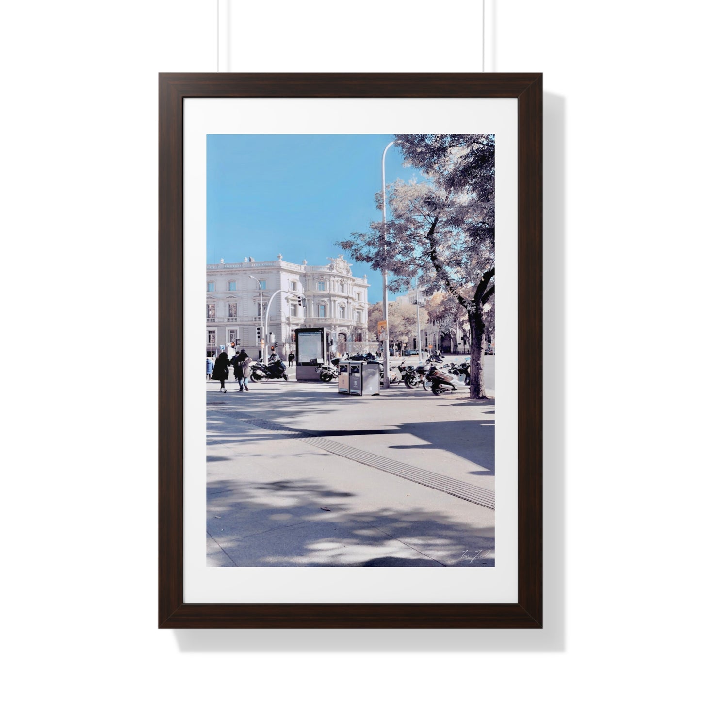 Sunny Winters - Framed Vertical Poster