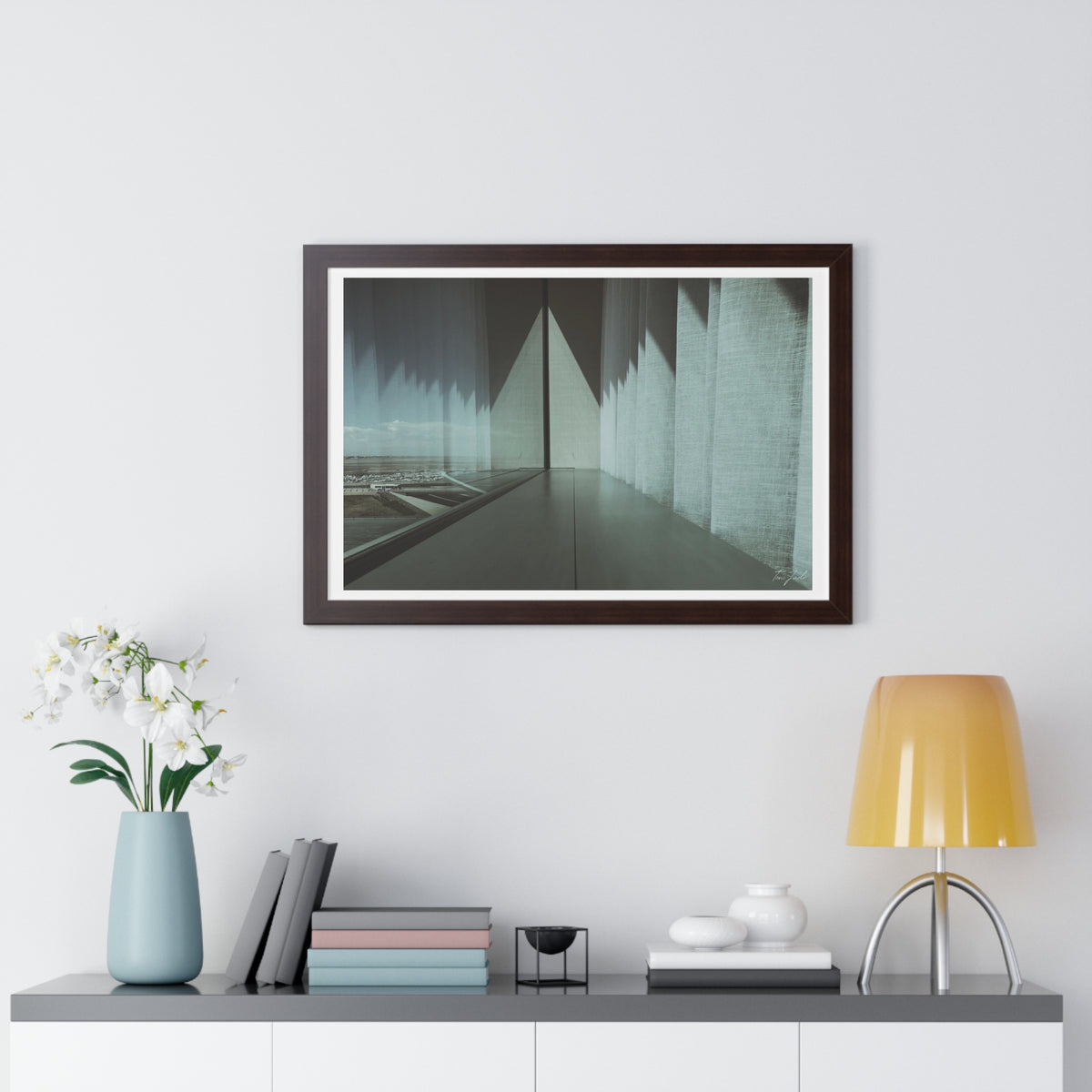 Balance of Symmetry - Framed Horizontal Poster