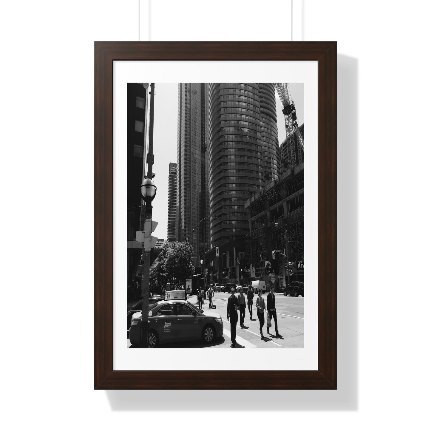 Bremner Boulevard - Framed Vertical Poster