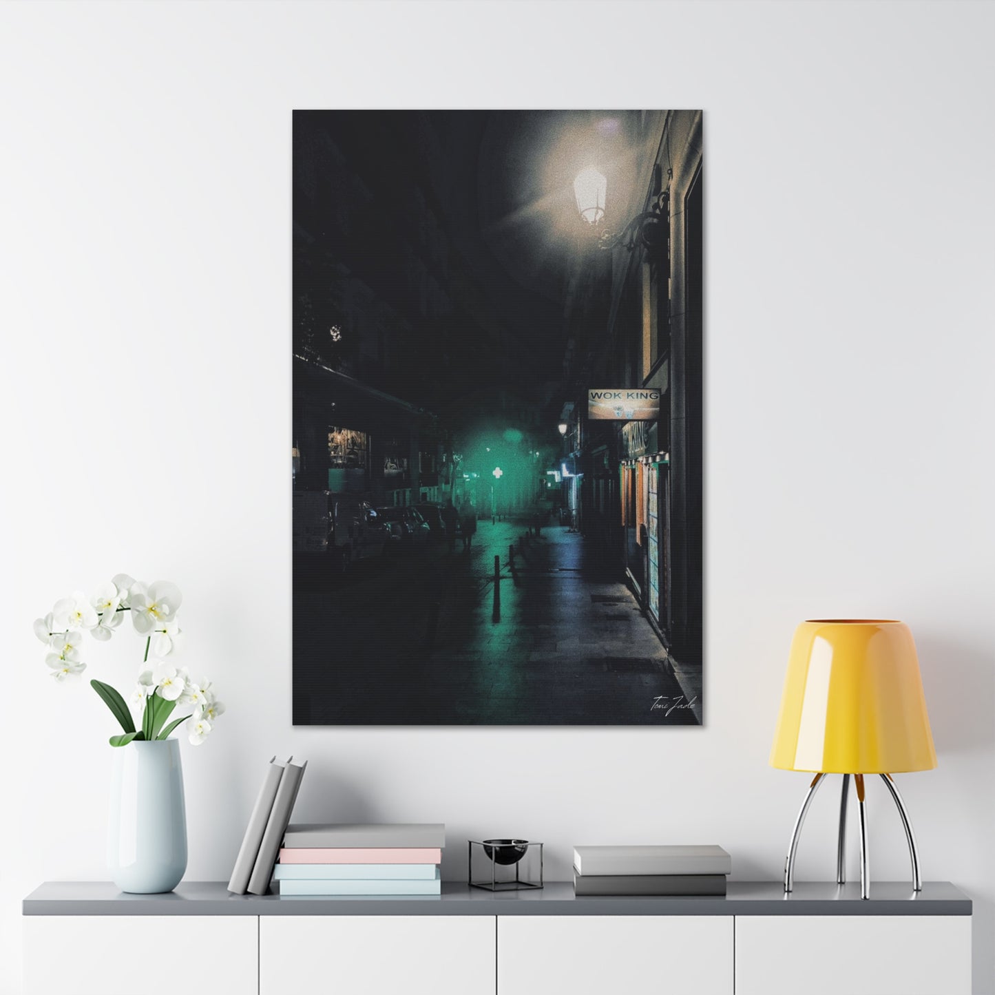 Night in Madrid - Canvas Gallery Wraps