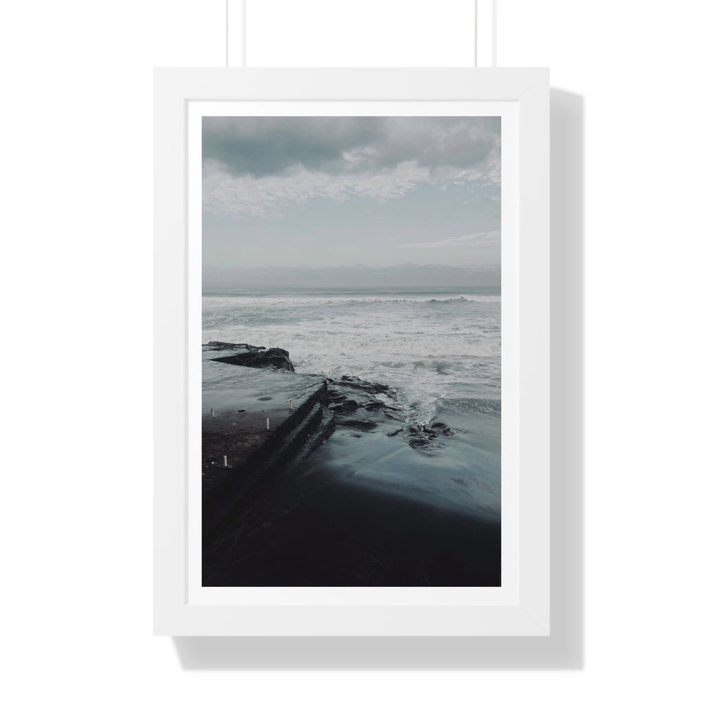 Deep Coast - Framed Vertical Poster