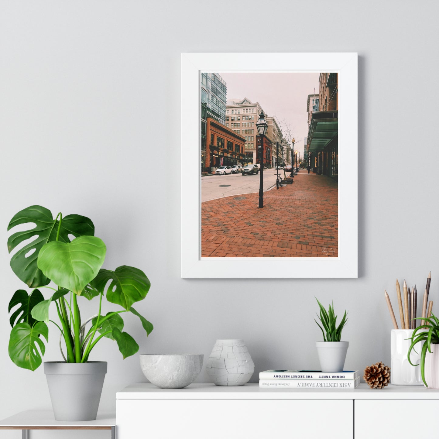 Eleventh Street (In Color) - Framed Vertical Poster