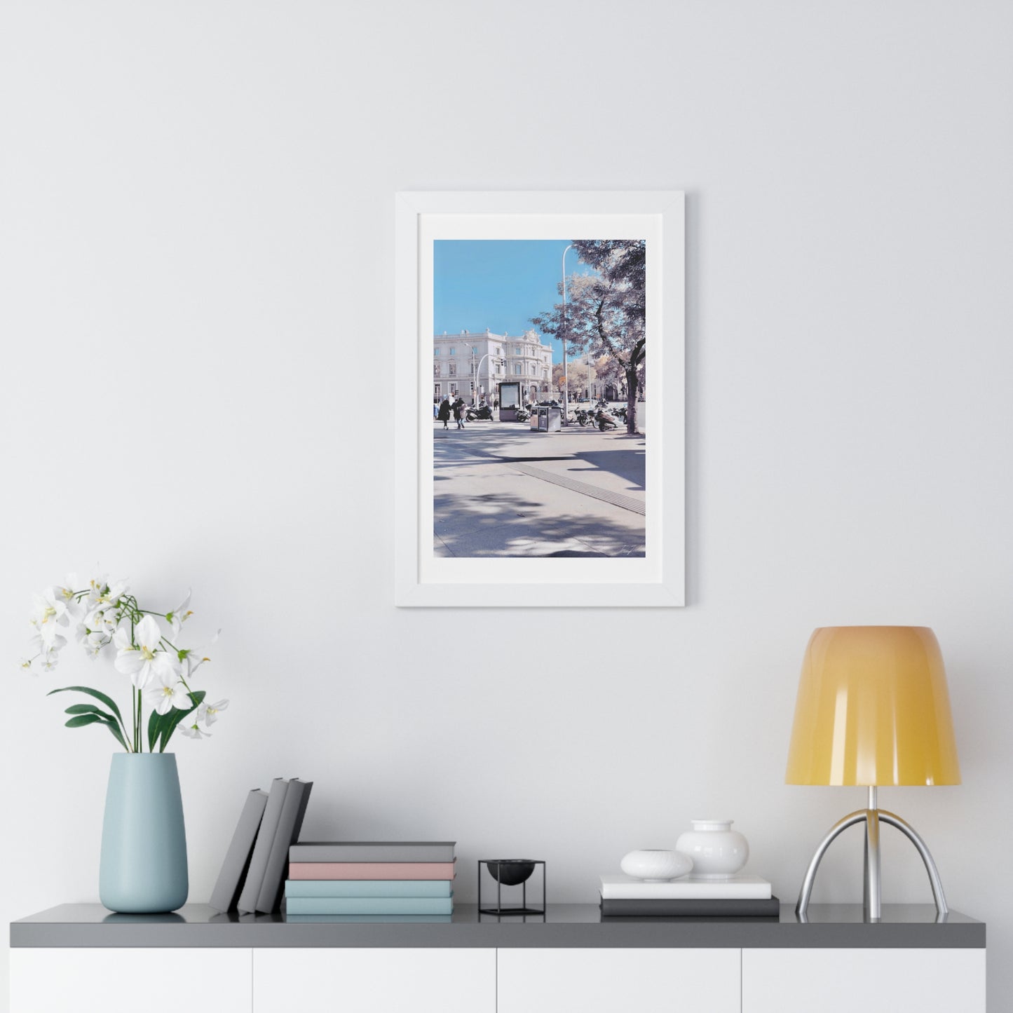 Sunny Winters - Framed Vertical Poster