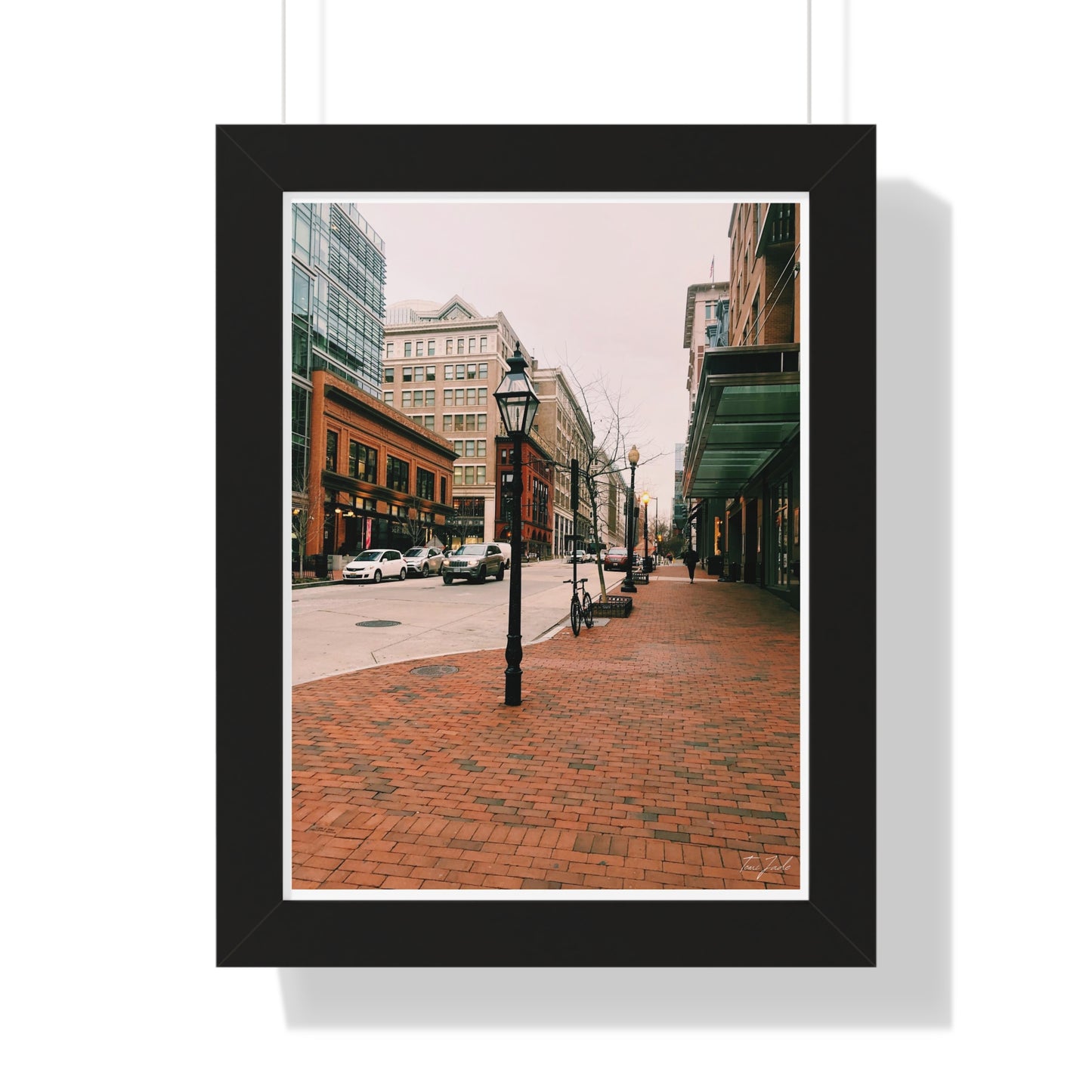 Eleventh Street (In Color) - Framed Vertical Poster