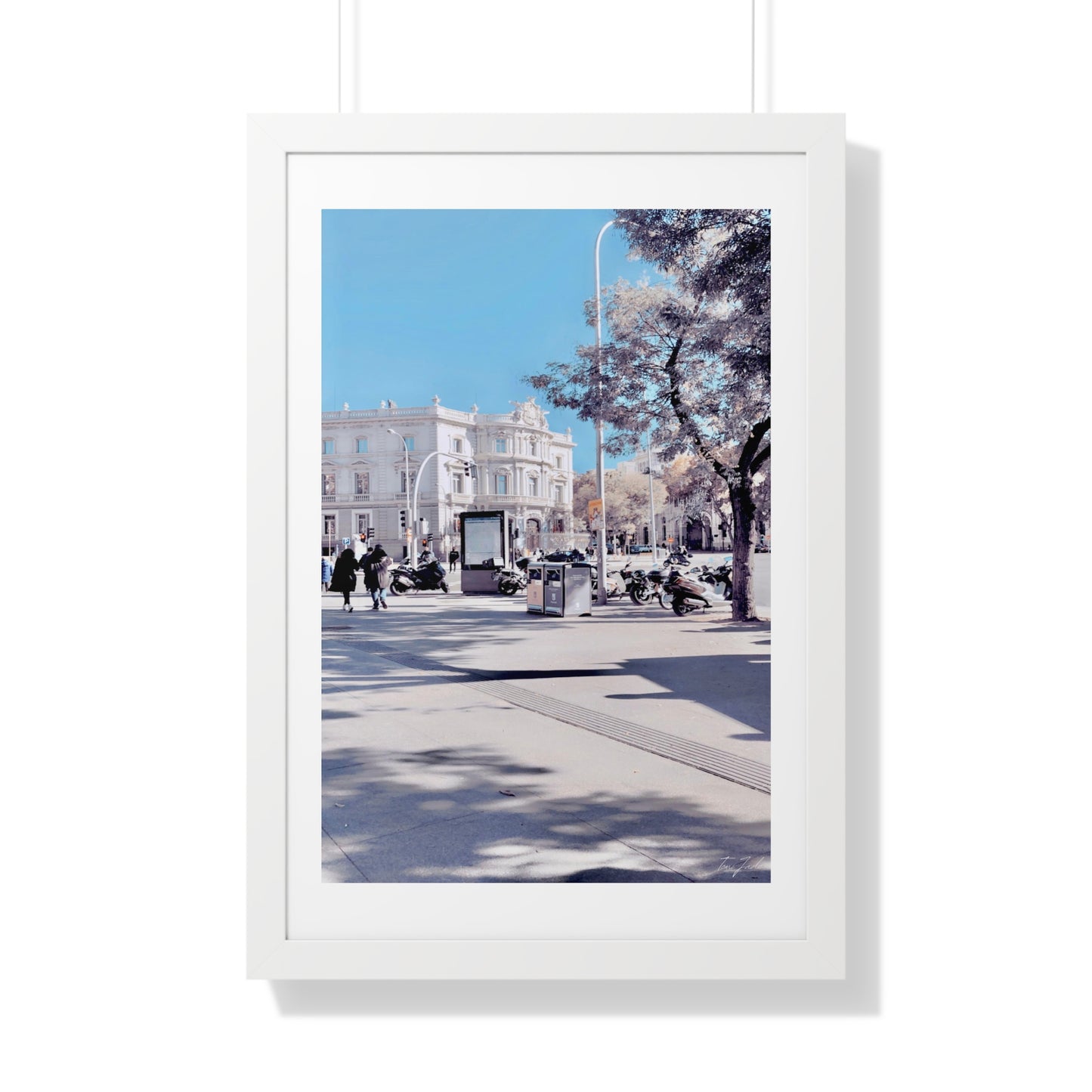 Sunny Winters - Framed Vertical Poster