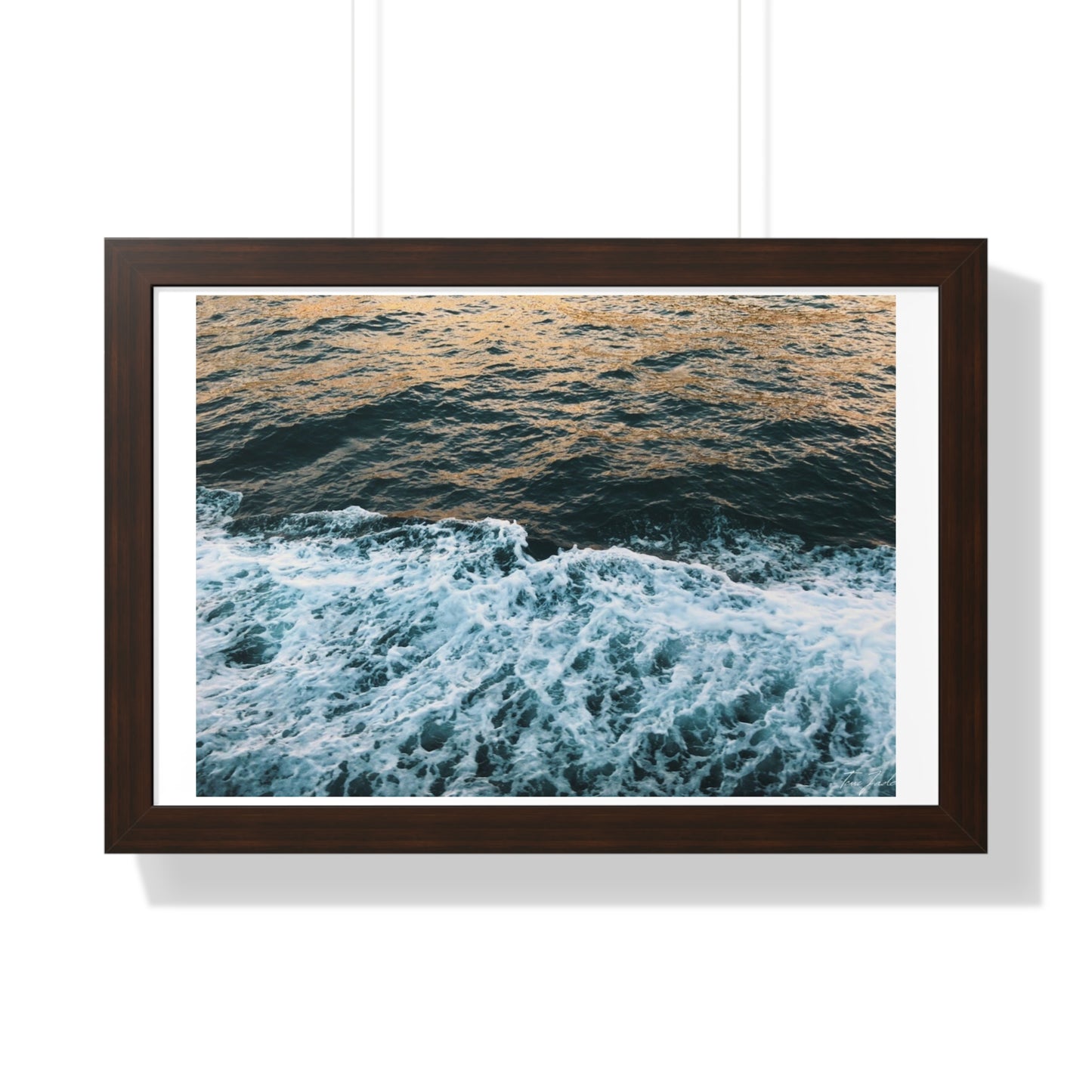 Rushing Waters - Framed Horizontal Poster