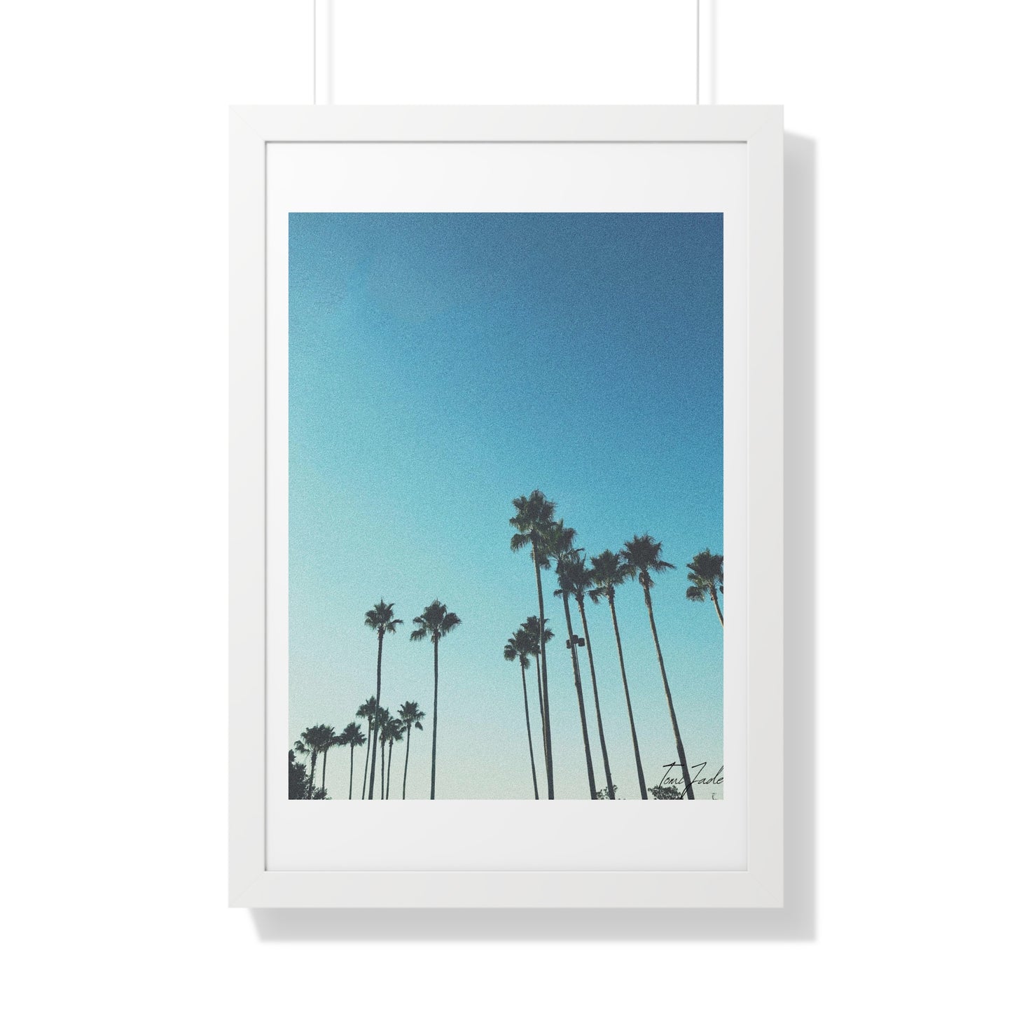 Palm Paradise - Framed Vertical Poster