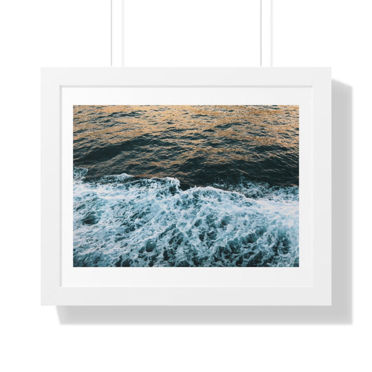 Rushing Waters - Framed Horizontal Poster