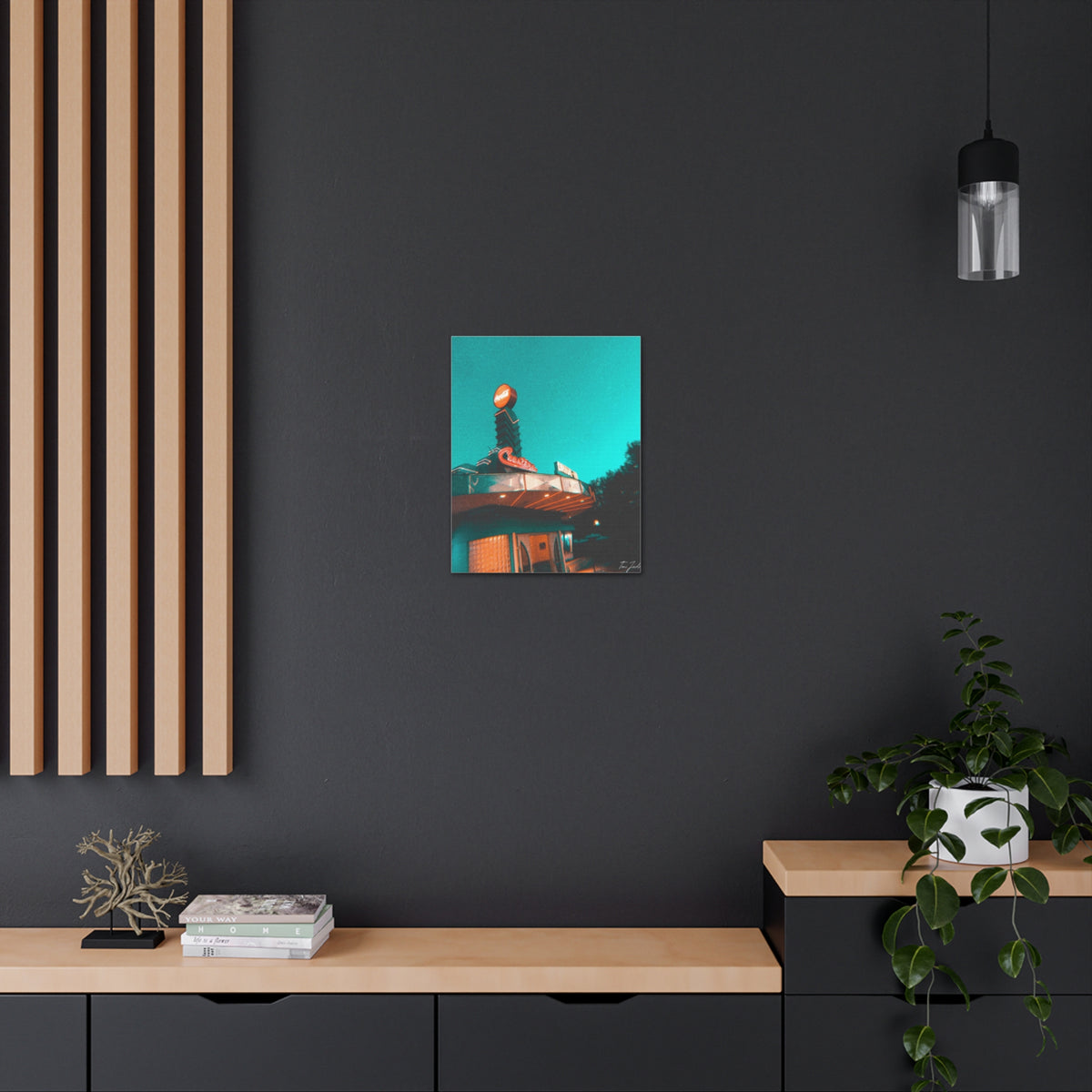 Coasters Drive In - Canvas Gallery Wraps