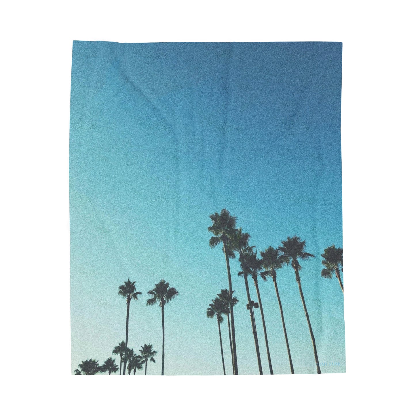 Palm Paradise - Velveteen Plush Blanket