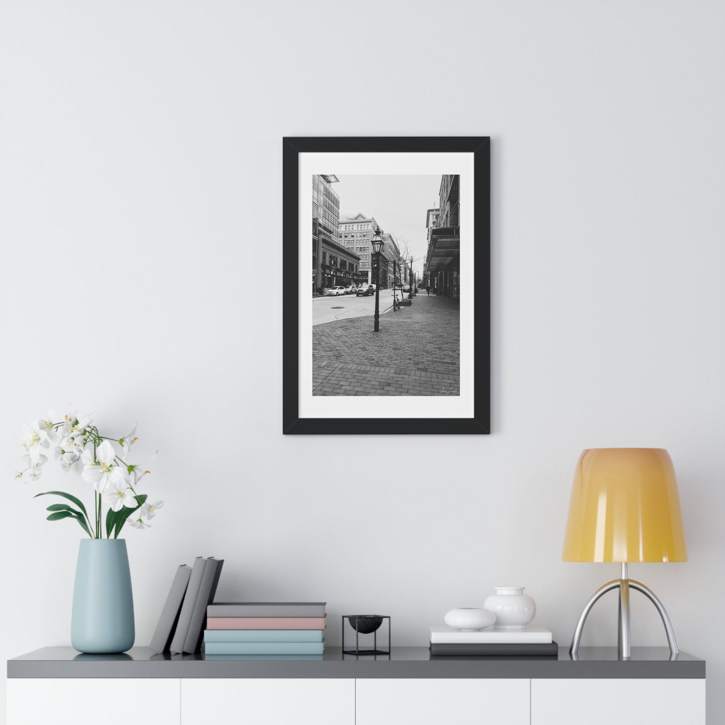 Eleventh Street - Framed Vertical Poster