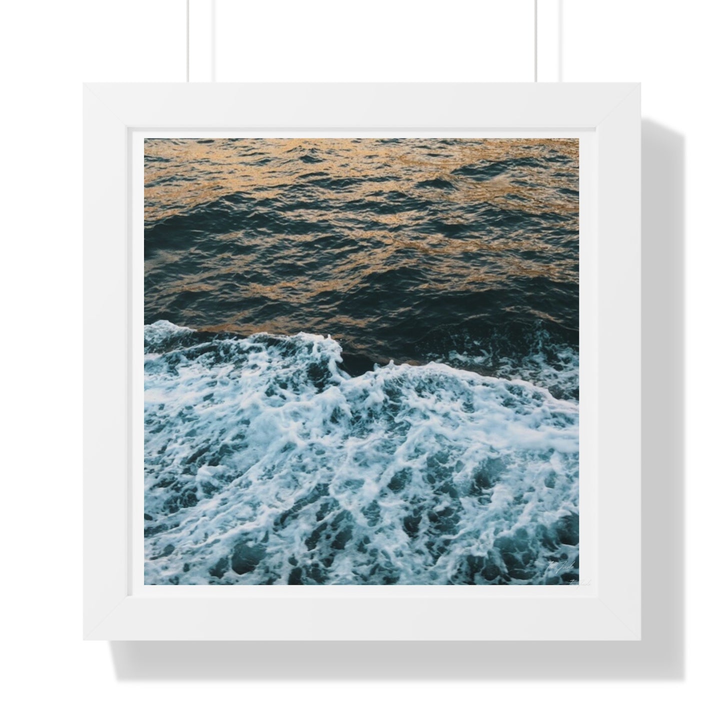 Rushing Waters - Framed Horizontal Poster