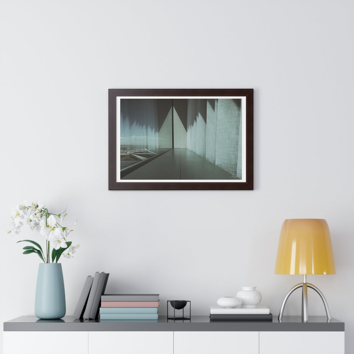 Balance of Symmetry - Framed Horizontal Poster