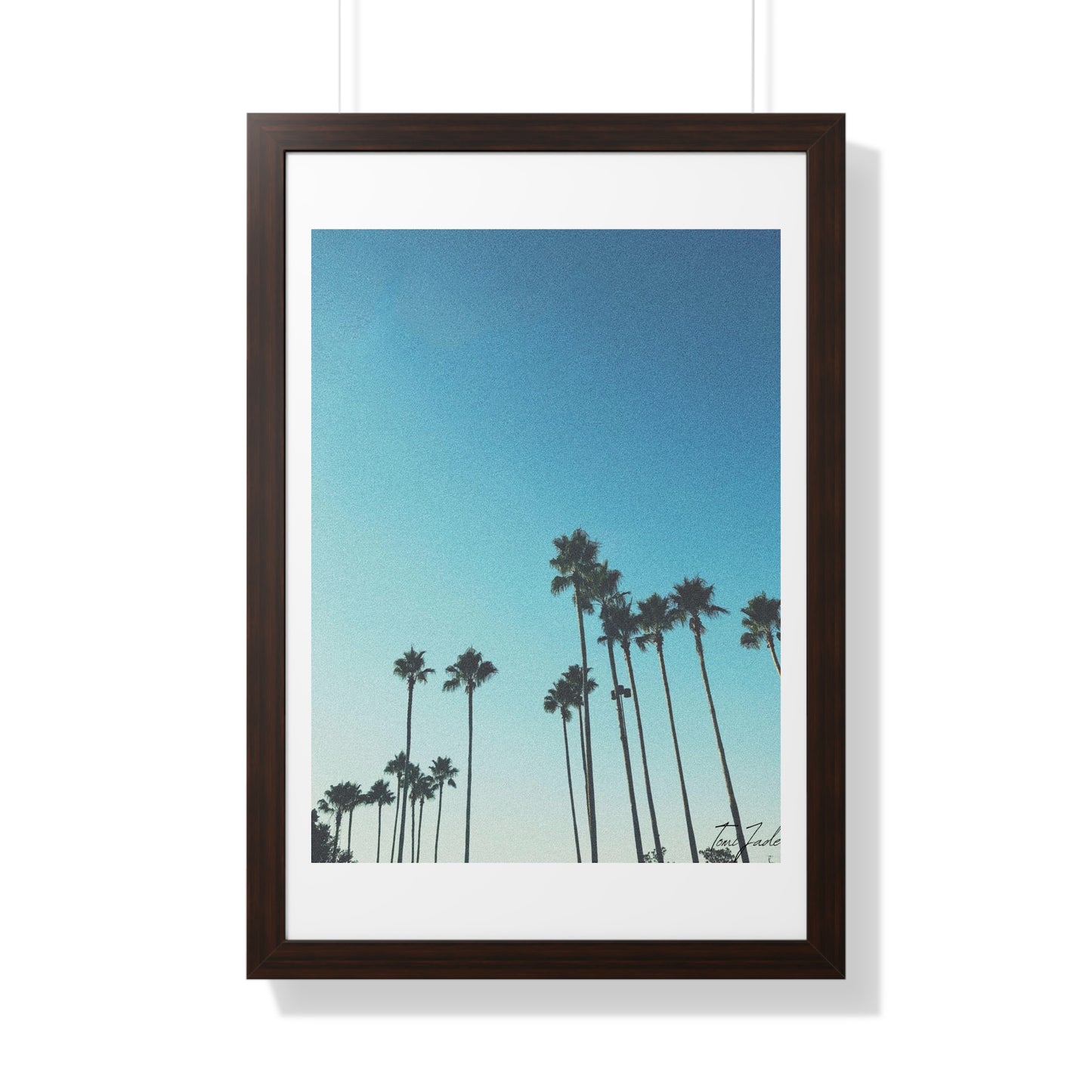 Palm Paradise - Framed Vertical Poster