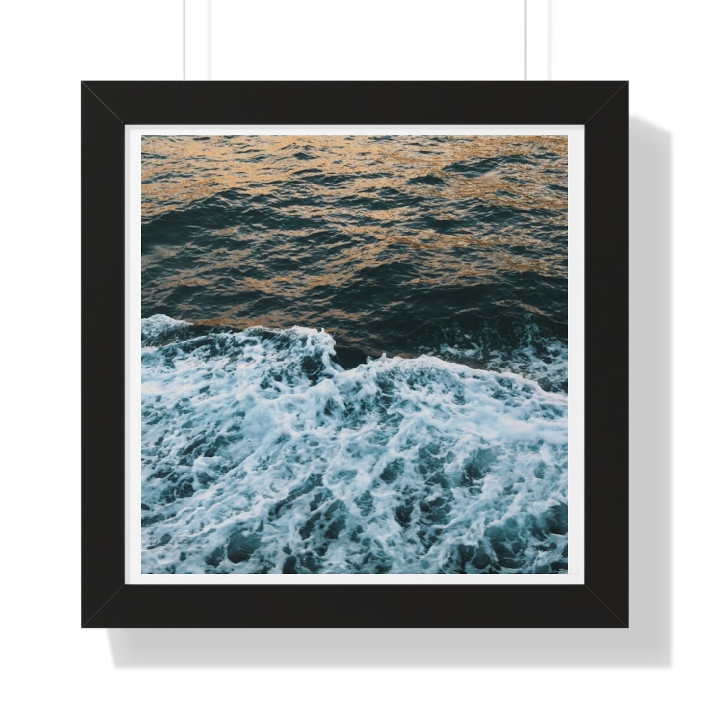 Rushing Waters - Framed Horizontal Poster