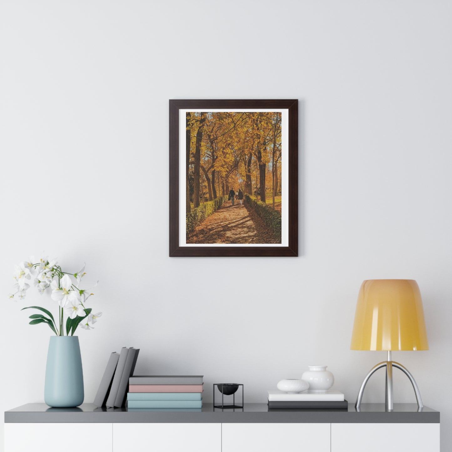 Autumn in Spain - Framed Vertical Poster