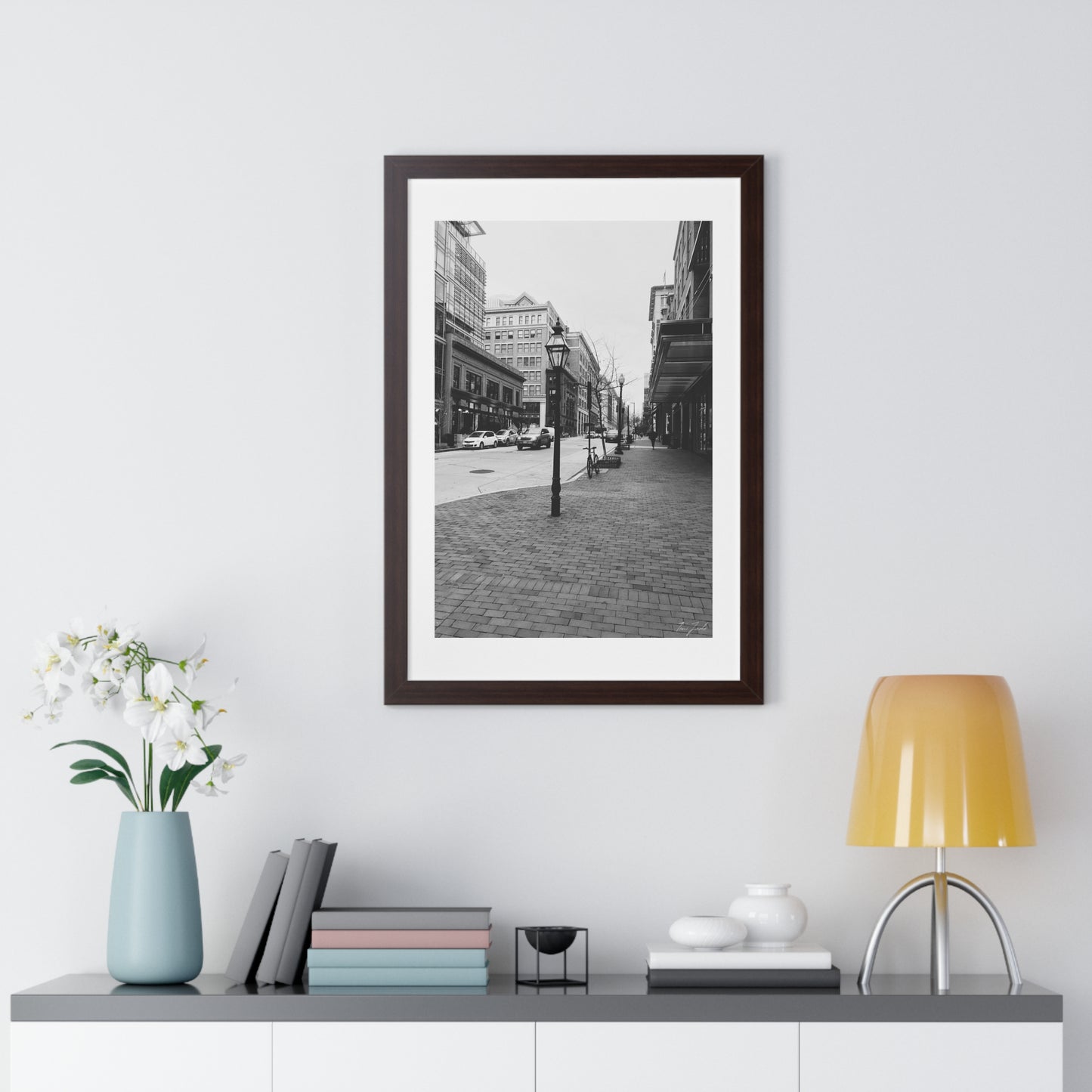 Eleventh Street - Framed Vertical Poster