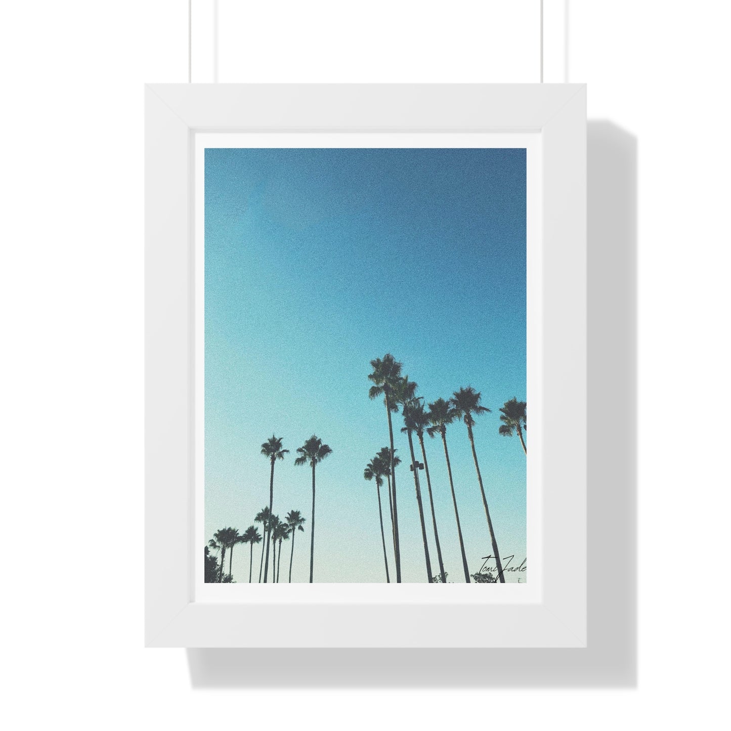 Palm Paradise - Framed Vertical Poster