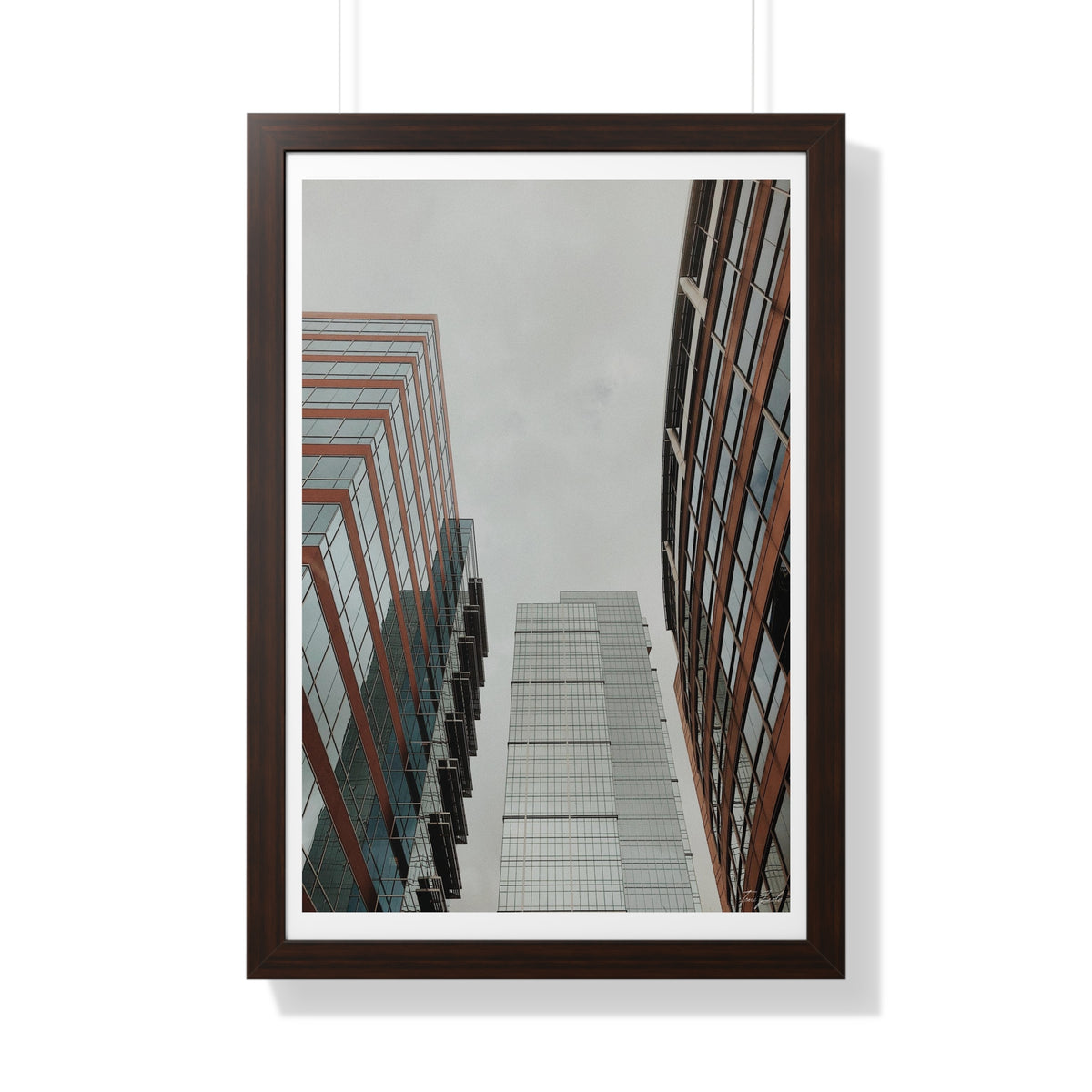 Tall Reflection - Framed Vertical Poster
