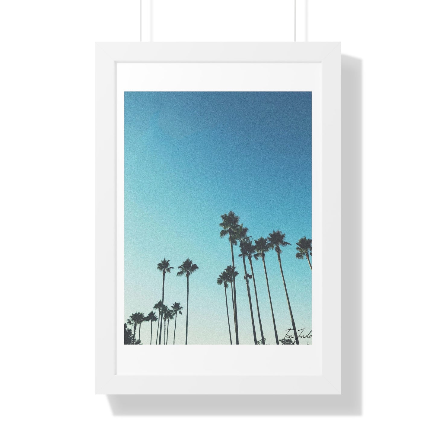 Palm Paradise - Framed Vertical Poster