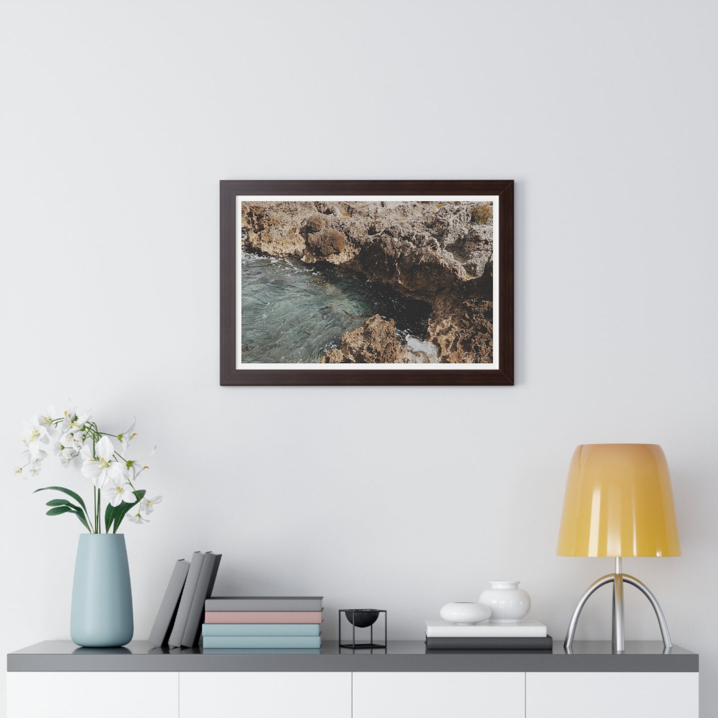 Low Tide - Framed Horizontal Poster