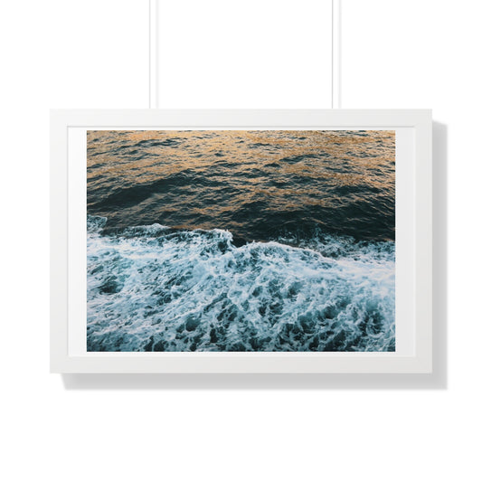 Rushing Waters - Framed Horizontal Poster