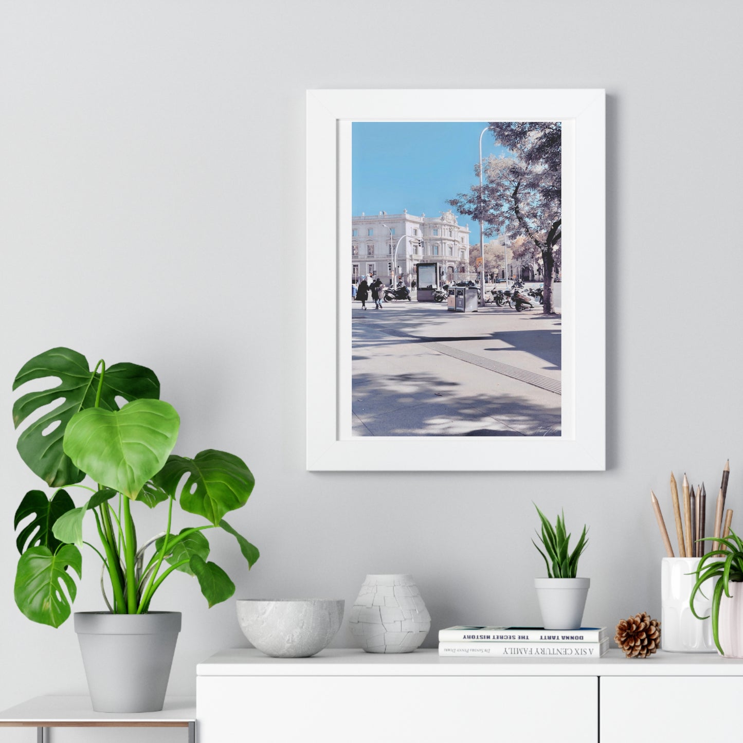 Sunny Winters - Framed Vertical Poster