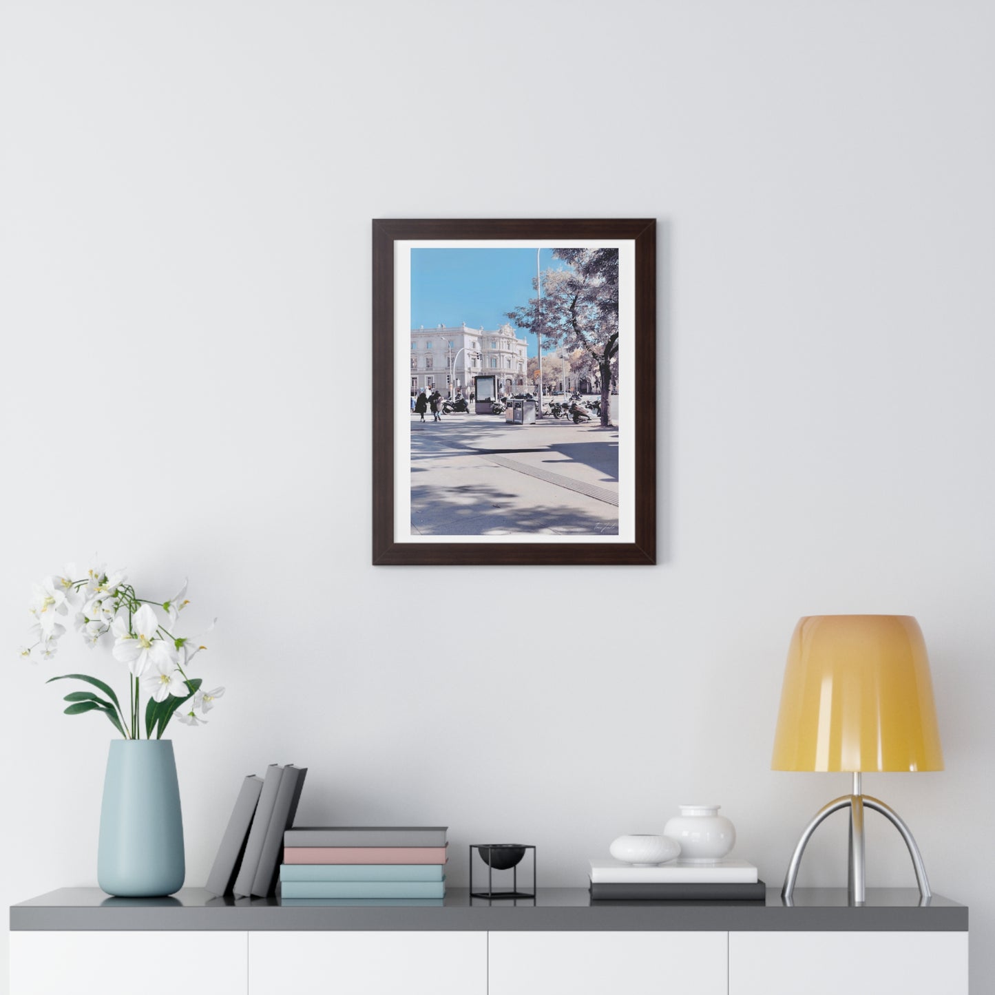 Sunny Winters - Framed Vertical Poster