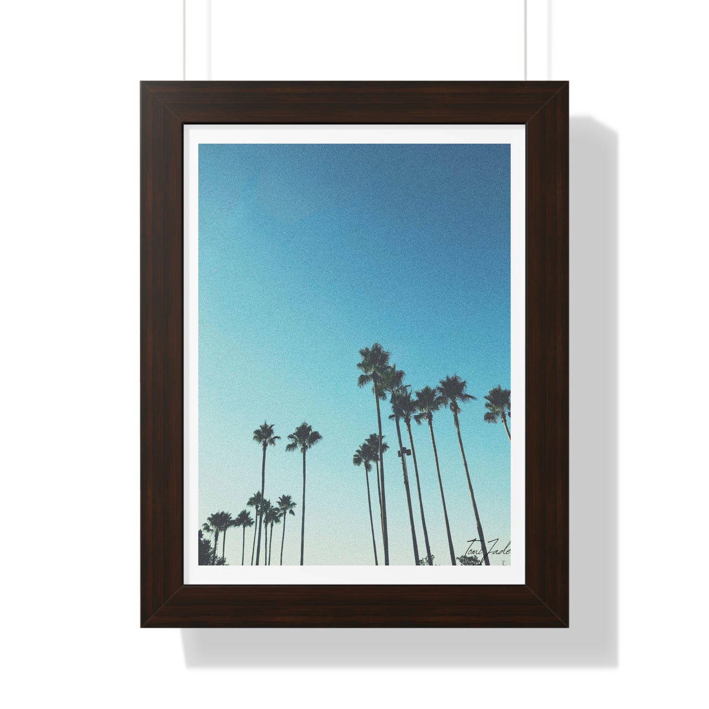 Palm Paradise - Framed Vertical Poster