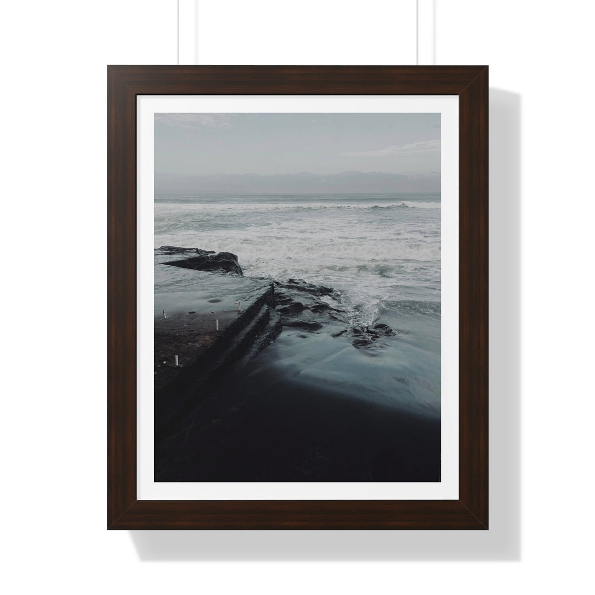 Deep Coast - Framed Vertical Poster