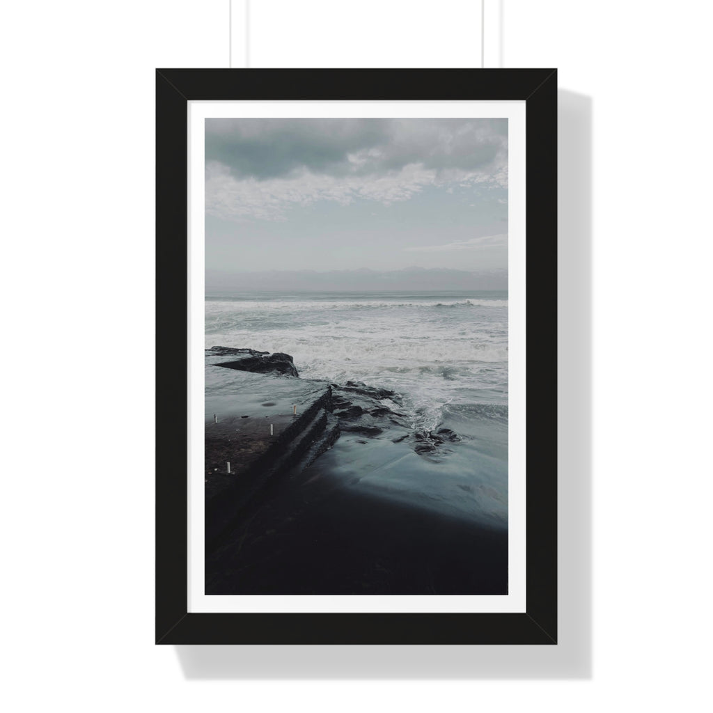 Deep Coast - Framed Vertical Poster