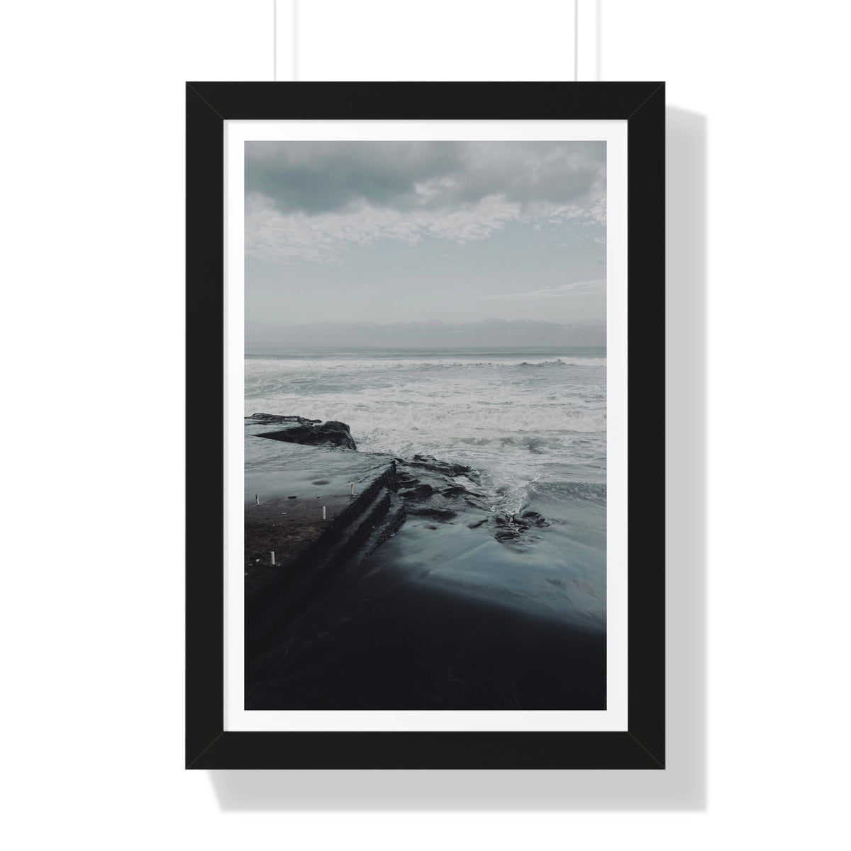 Deep Coast - Framed Vertical Poster