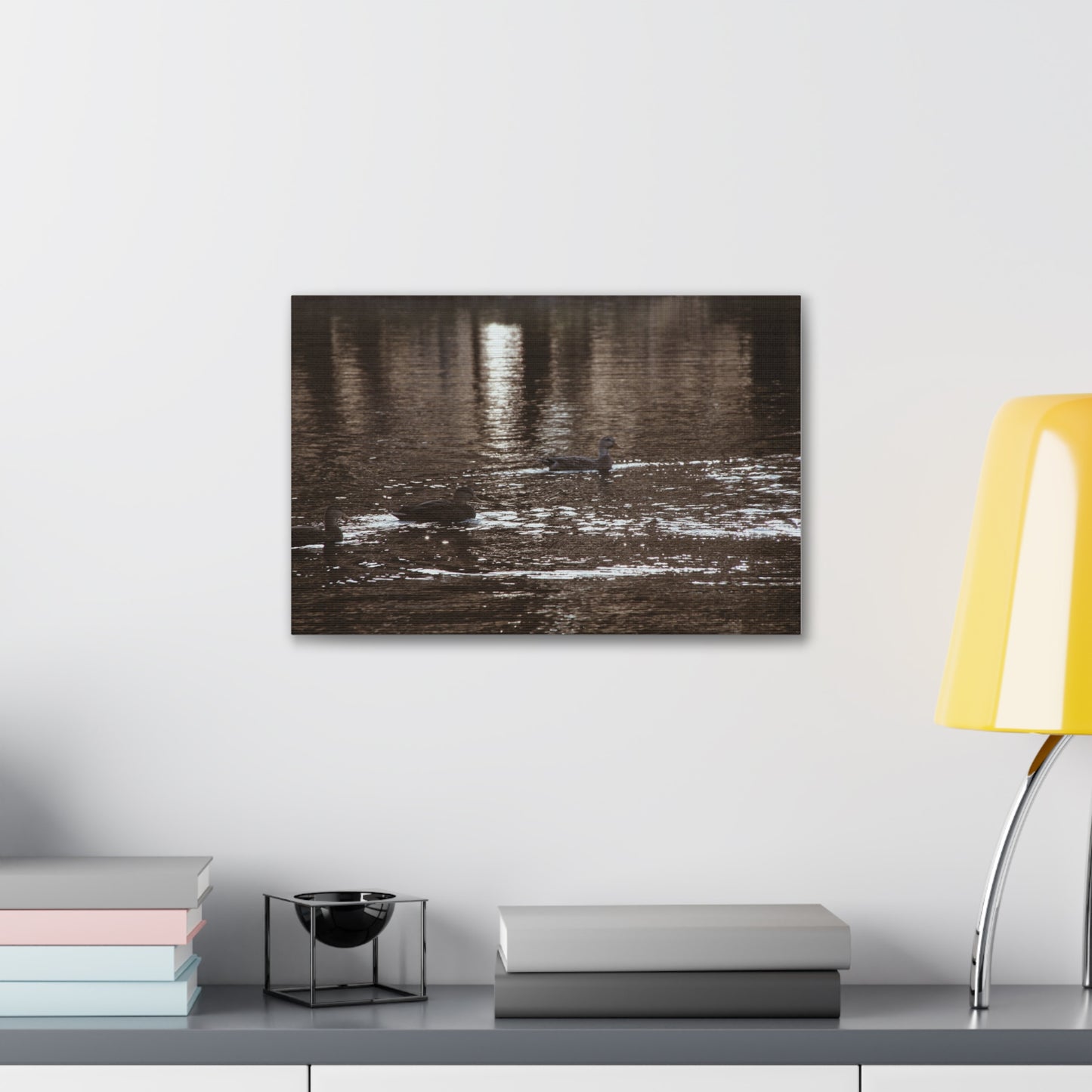 Ducks in a Pond - Canvas Gallery Wraps